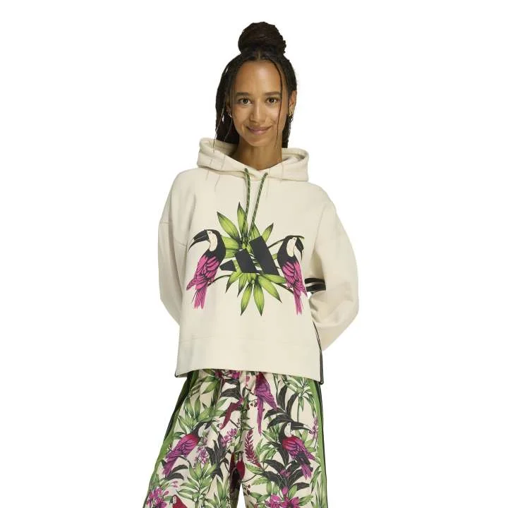 Φωτογραφία προϊόντος: Adidas X farm rio γυναικείο hoodie KS8031 beige