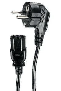 Φωτογραφία προϊόντος: Kabel Netz/Kaltgerätestecker 1.8m black