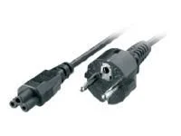 Φωτογραφία προϊόντος: Kabel Netz 3 pol. SchuKo -> Kleeblatt 1m black