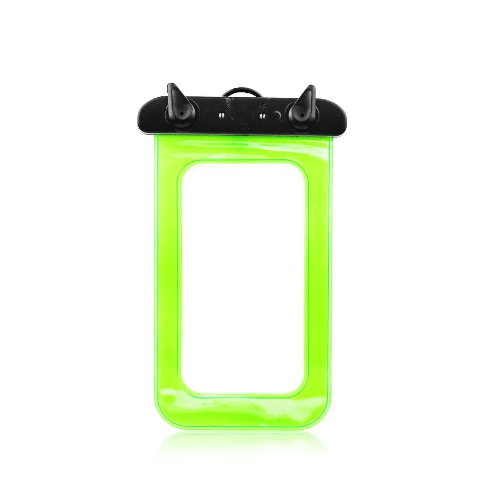 Φωτογραφία προϊόντος: Waterproof bag for mobile phone with plastic closing - green