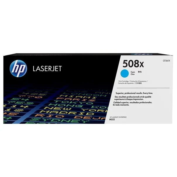 Φωτογραφία προϊόντος: Toner HP Color Laser Enterprise M553 cyan CF361X