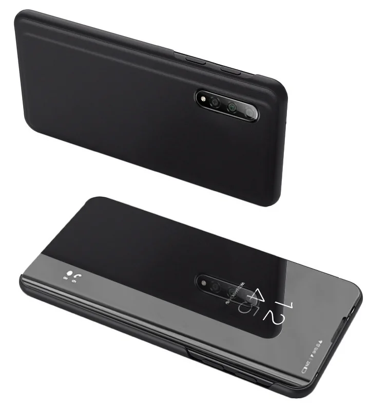 Φωτογραφία προϊόντος: POWERTECH θήκη Clear view MOB-1599 για Xiaomi Mi 9, μαύρο