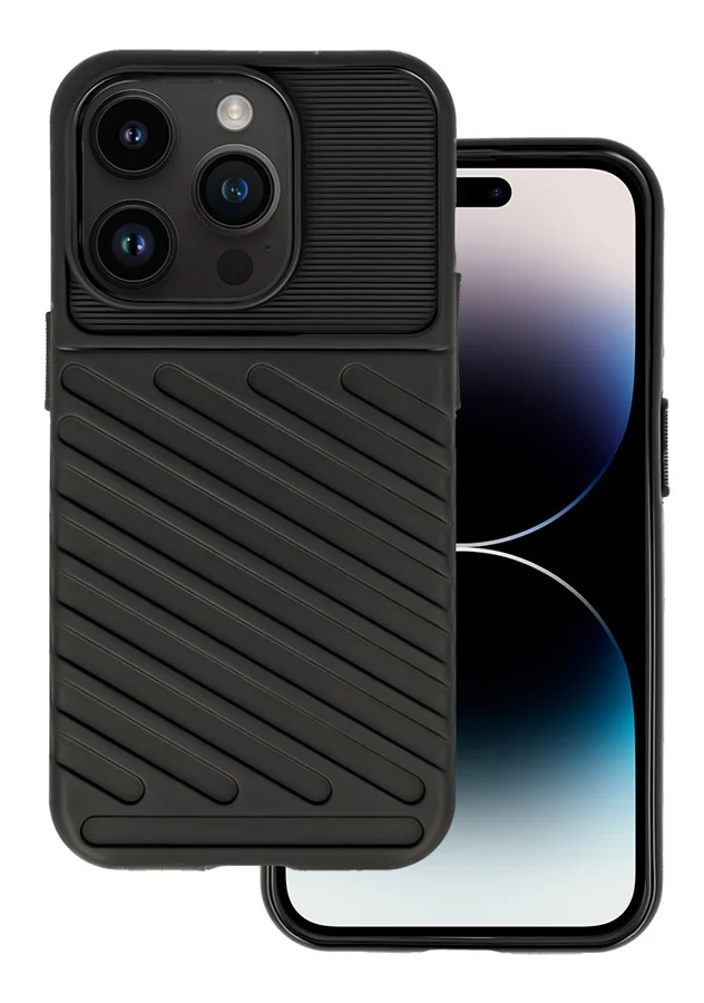 Φωτογραφία προϊόντος: POWERTECH Θήκη Thunder MOB-1924 για iPhone 15 Pro Max, μαύρη