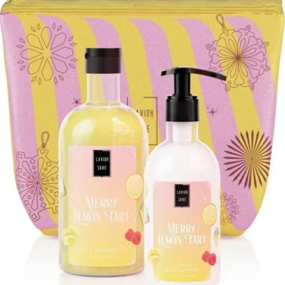 Φωτογραφία προϊόντος: Lavish Care Merry Lemon Tart Set Αφρόλουτρο 500ml +amp; Λοσιόν Σώματος 300ml