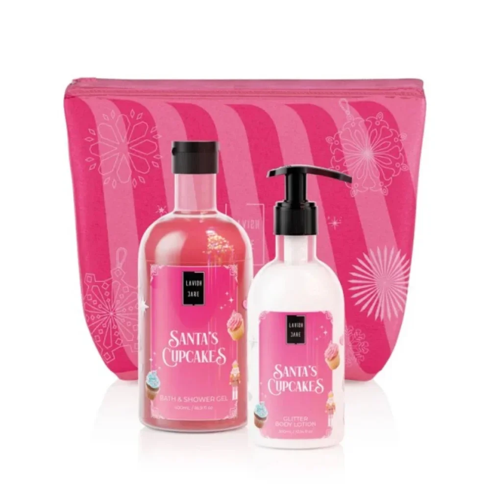 Φωτογραφία προϊόντος: Lavish Care Santa’s Cupcakes Set Αφρόλουτρο 500ml +amp; Λοσιόν Σώματος 300ml