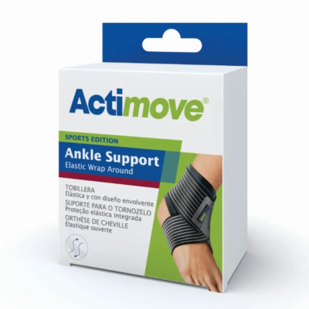Φωτογραφία προϊόντος: Actimove Sports Edition Ankle Support Elastic Wrap Around Medium Black