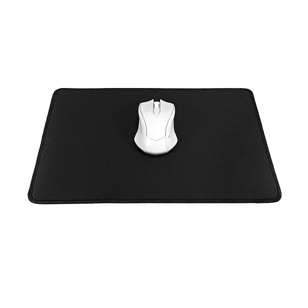 Φωτογραφία προϊόντος: Mousepad 350x250x3mm / black/ black stitching