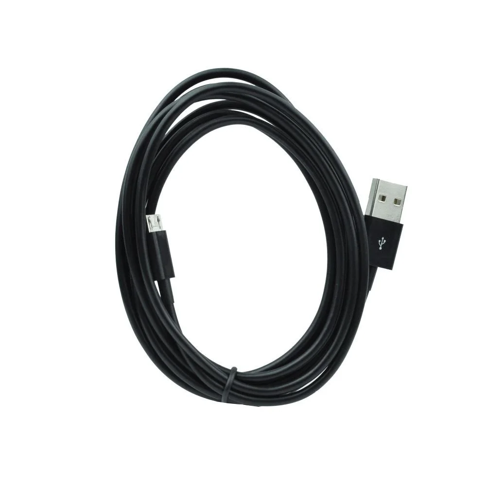 Φωτογραφία προϊόντος: USB Cable - micro USB universal - 3 meters long - black