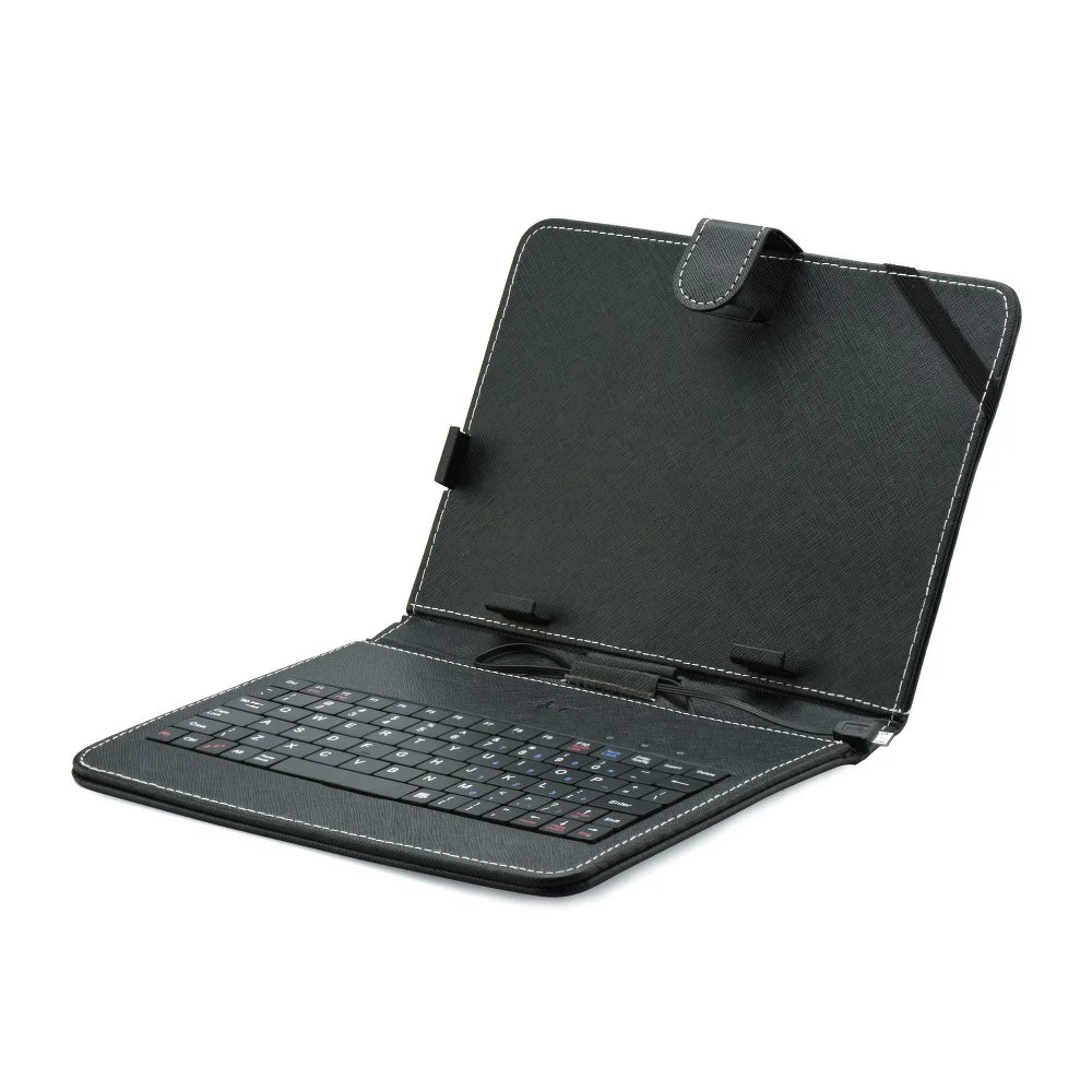 Φωτογραφία προϊόντος: ΘΗΚΗ Book Case Universal - with Keyboard with micro USB for Tablet 7` black