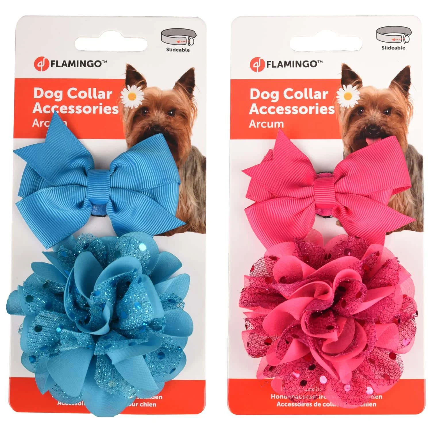 Φωτογραφία προϊόντος: COLLAR ACCESSORY ARCUM BOW TIE + FLOWER BLUE/RED ASS
