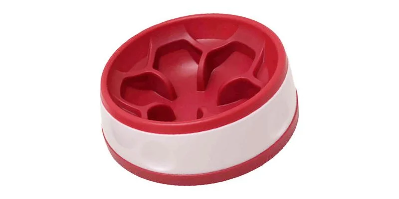 Φωτογραφία προϊόντος: Croci Ταΐστρα Σκύλου TPR Slow Feeder Cherry 500ml