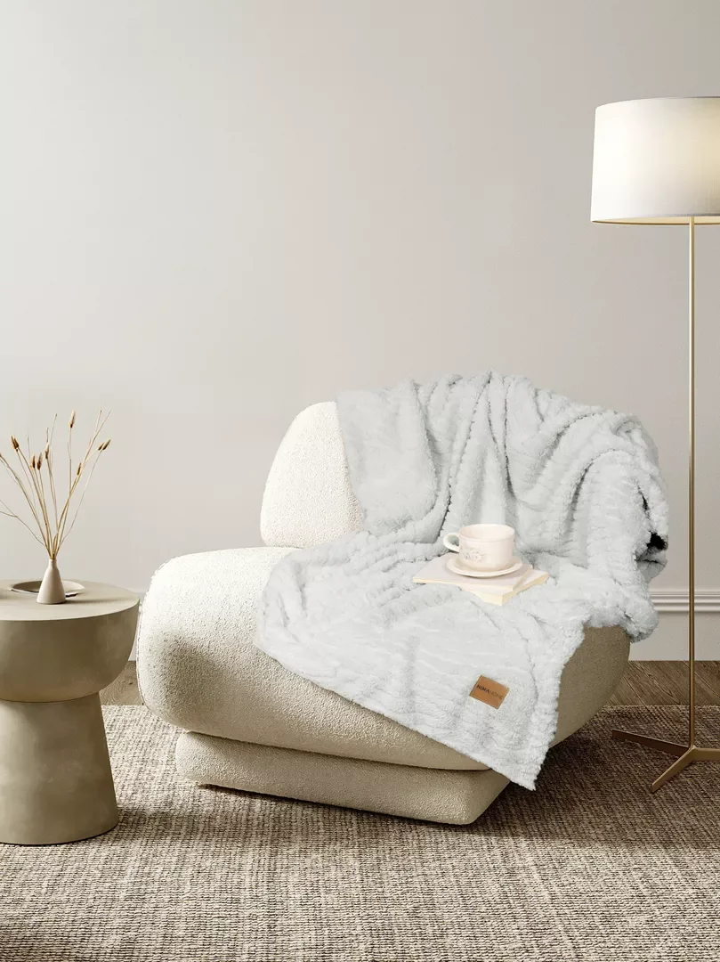 Φωτογραφία προϊόντος: Nima Home Κουβέρτα Καναπέ Serenus - Gray Γκρι Ριχτάρι/Κουβέρτα καναπέ 130x170