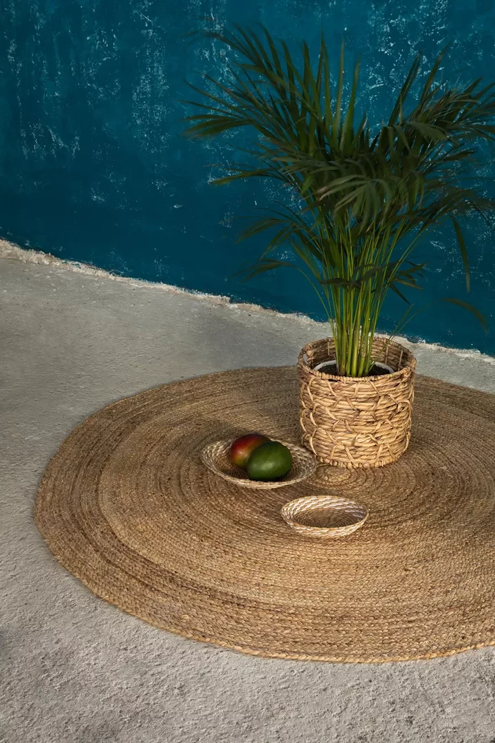 Φωτογραφία προϊόντος: Nima Home Στρογγυλό Xαλί Yoga Μπεζ Στρογγυλό Χαλί 150 εκατοστών