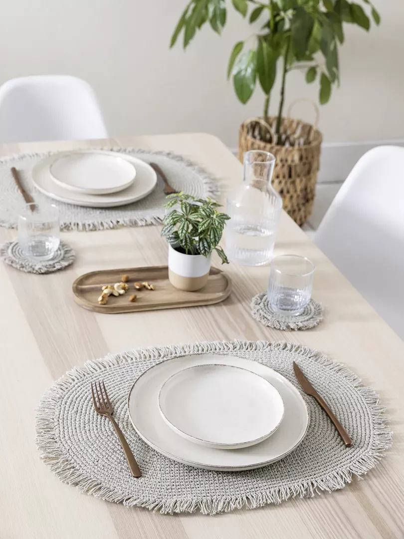 Φωτογραφία προϊόντος: Nima Home Σουπλά Artisan - Gray Γκρι Σουπλά 35x50