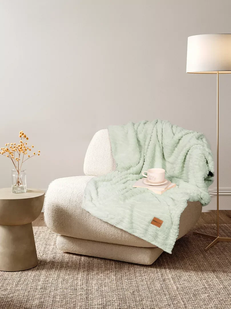 Φωτογραφία προϊόντος: Nima Home Κουβέρτα Καναπέ Serenus - Mint Μέντα Ριχτάρι/Κουβέρτα καναπέ 130x170