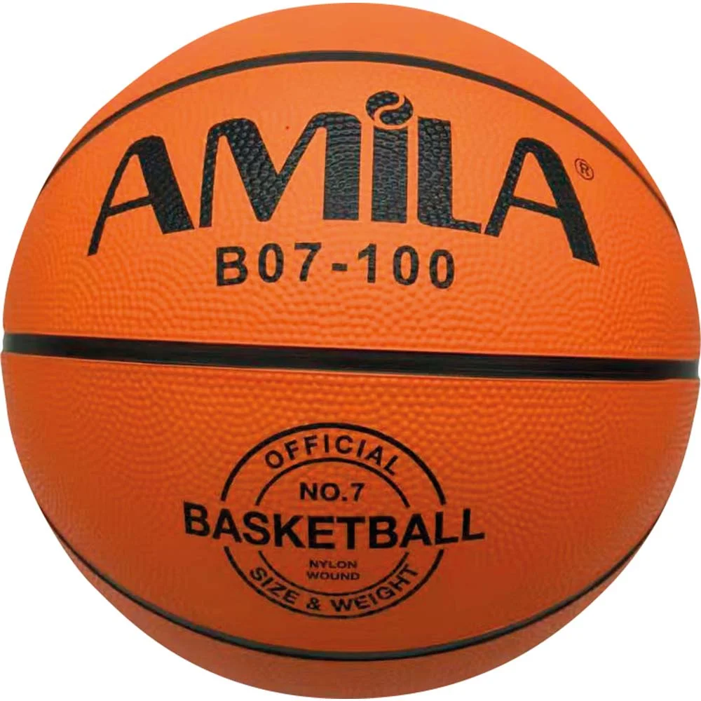Φωτογραφία προϊόντος: Μπάλα Basket AMILA #7 Rubber - Bo7 - 100