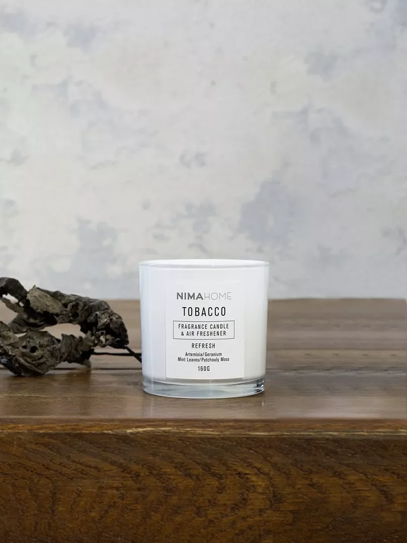 Φωτογραφία προϊόντος: Nima Home Αρωματικό Κερί Tobacco Ένα χρώμα Αρωματικό Κερί 160gr