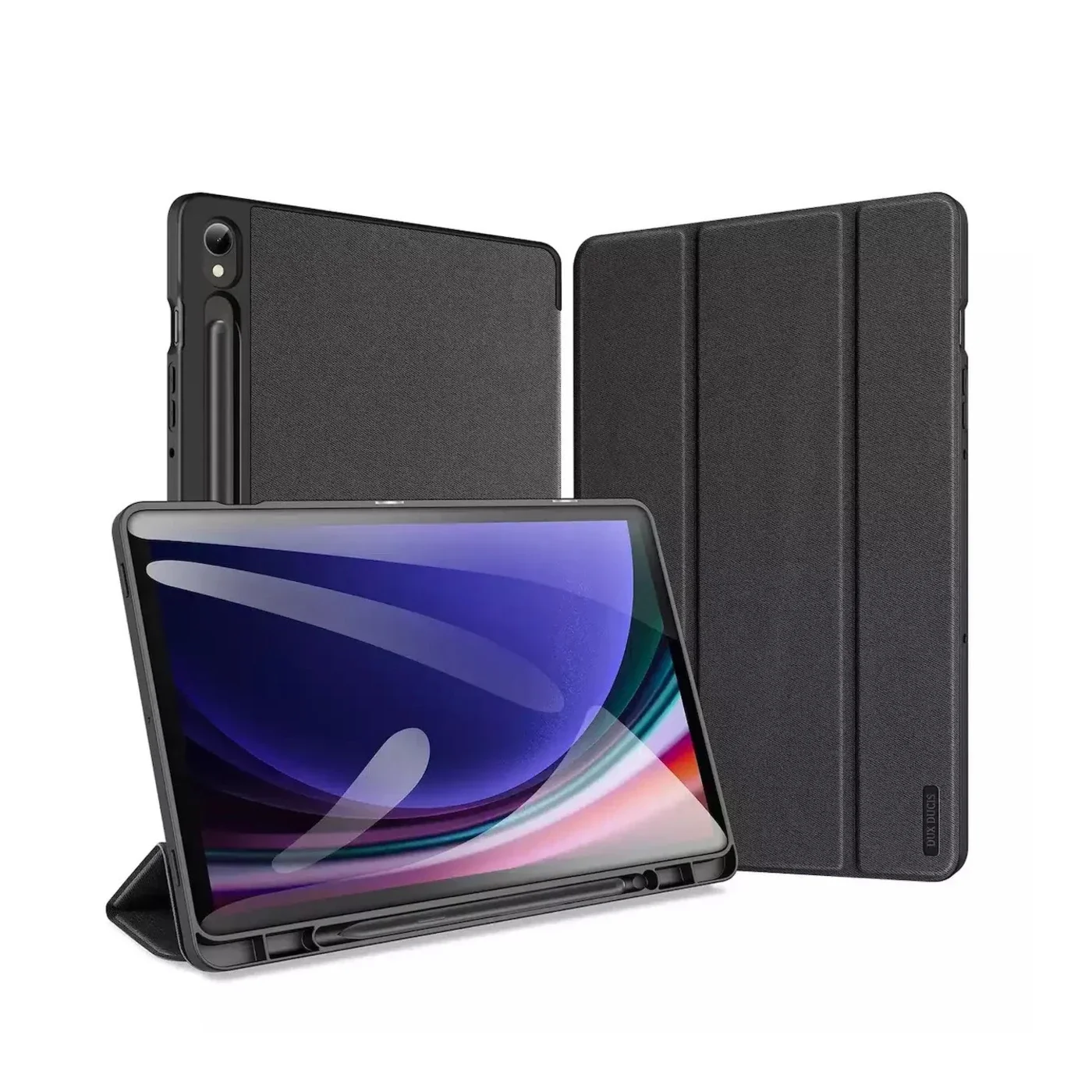 Φωτογραφία προϊόντος: Dux Ducis Domo Flip Cover Θήκη για Galaxy Tab S9 FE - Μαύρο