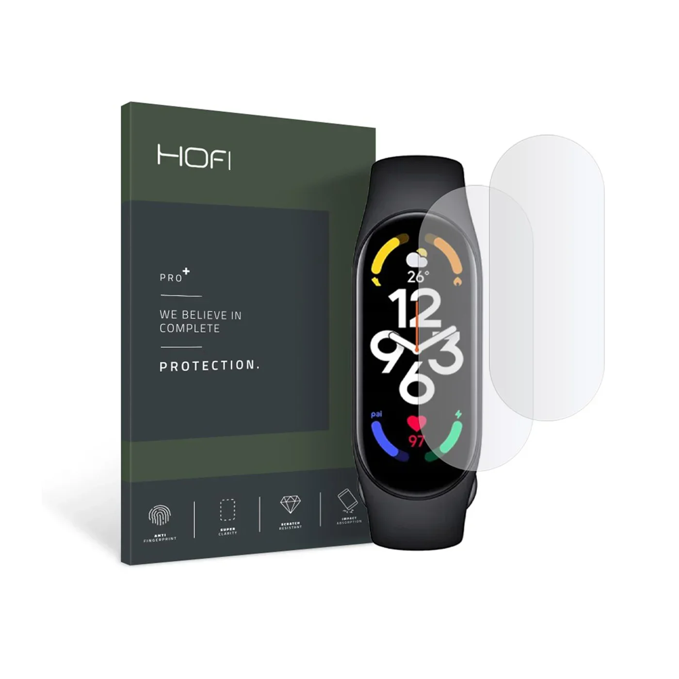 Φωτογραφία προϊόντος: Hofi Hydroflex Pro+ Ζελατίνα για Xiaomi Smart Band 7 2τμχ