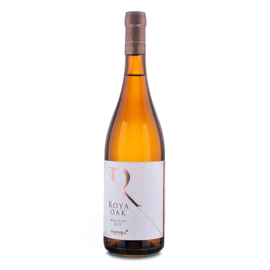 Φωτογραφία προϊόντος: Roya Oak Nopera Wines, 2019, ΛΕΥΚΟΣ, 750ml, Ξηρός Οίνος, Ποικιλία Μοσχάτο Σάμου, Σάμος