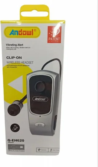 Φωτογραφία προϊόντος: Andowl Q-EH620 In-ear Bluetooth Handsfree Ακουστικό Ασημί