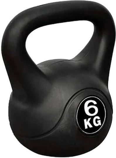 Φωτογραφία προϊόντος: Factory 25566-32 Kettlebell από PVC 6kg Μαύρο