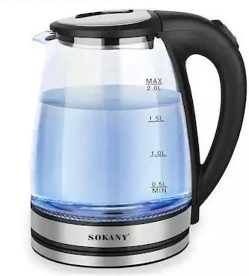 Φωτογραφία προϊόντος: Sokany SK-1029 Βραστήρας 2lt 1500W Μαύρος
