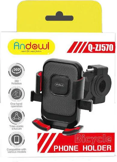 Φωτογραφία προϊόντος: Andowl Q-ZJ570 Βάση Στήριξης Ποδηλάτου για Κινητό