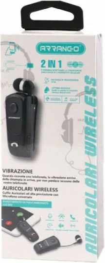 Φωτογραφία προϊόντος: Arrango AC76124 In-ear Bluetooth Handsfree Ακουστικά Μαύρα