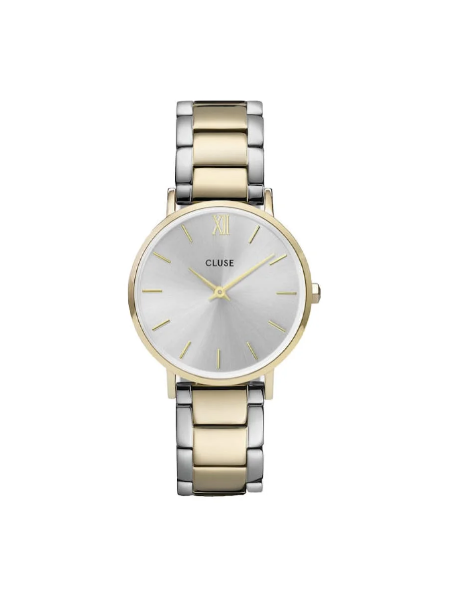 Φωτογραφία προϊόντος: Cluse CW0101203028 Minuit 3-Link δίχρωμο γυναικείο ρολόι