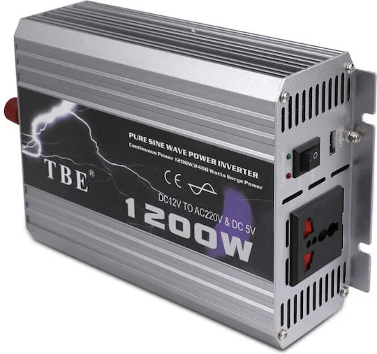Φωτογραφία προϊόντος: ΤΒΕ T24P1200-1 Inverter Καθαρού Ημιτόνου 1200W 24V
