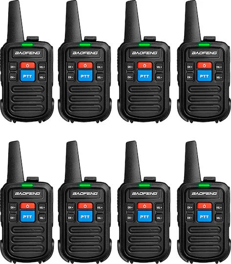 Φωτογραφία προϊόντος: Baofeng BF-C50 Mini Walkie Talkie 2W χωρίς Οθόνη Σετ 8τμχ