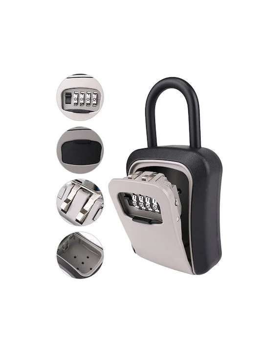 Φωτογραφία προϊόντος: Wall Key Holder Metallic with Combination 103486