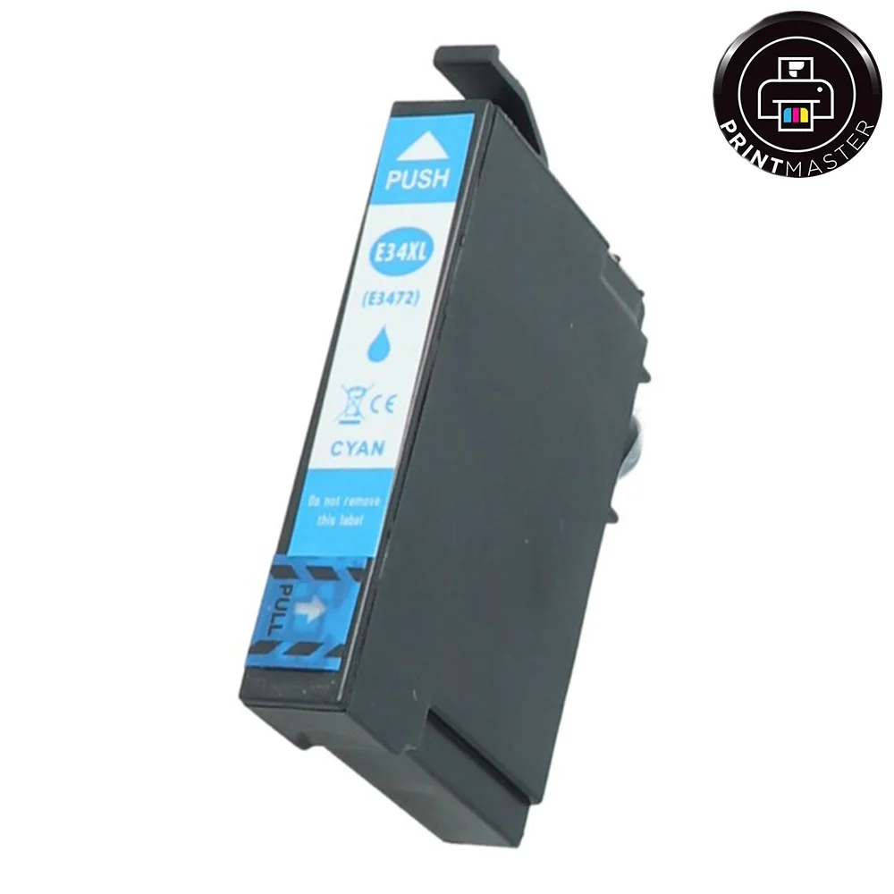 Φωτογραφία προϊόντος: Συμβατό μελάνι Epson (T3472) 34XL (C13T34724010) (Cyan)