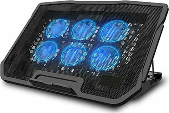 Φωτογραφία προϊόντος: Cooling Pad για Laptop έως 17.3" με 6 Ανεμιστήρες και Φωτισμό H9 Nuoxi