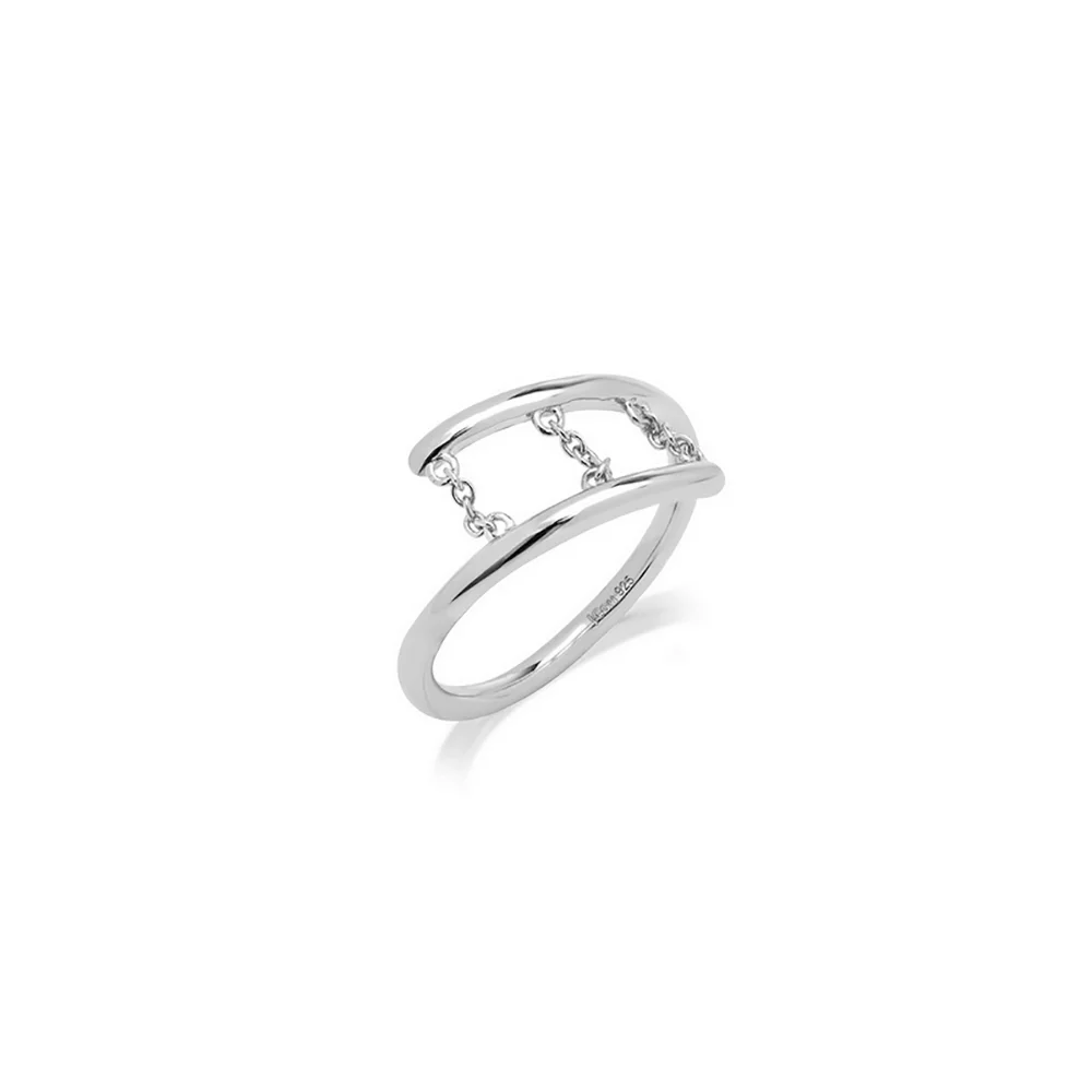 Φωτογραφία προϊόντος: Jcou Watches JCou Chain Ring, Ασημένιο 925° Επιπλατινωμένο Δαχτυλίδι, JW904S0-01