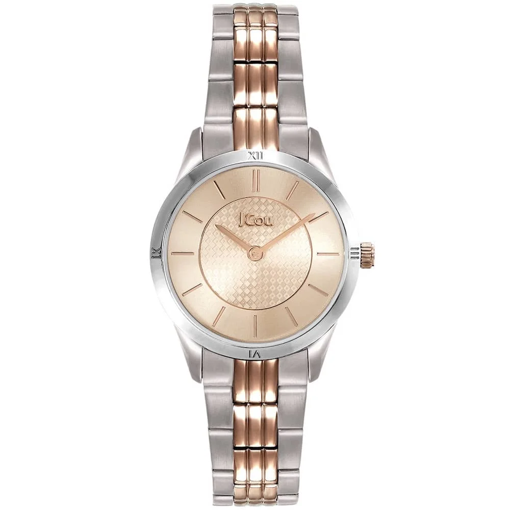 Φωτογραφία προϊόντος: Jcou Watches JCou Adelle, Women's Watch, Silver / Rose Gold Stainless Steel Bracelet JU19039-2