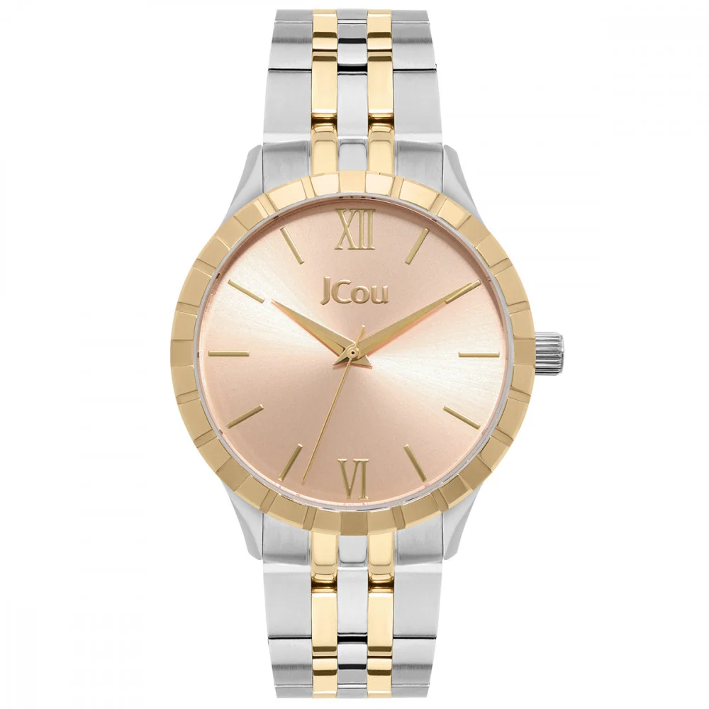 Φωτογραφία προϊόντος: Jcou Watches JCou Mystique, Women's Watch, Silver / Gold Stainless Steel Bracelet JU19056-4