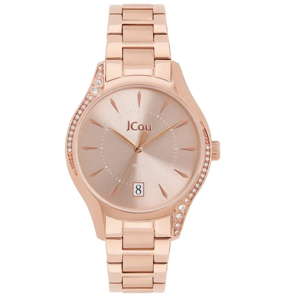 Φωτογραφία προϊόντος: Jcou Watches JCou Amelie, Women's Watch, Rose Gold Stainless Steel Bracelet JU19057-6