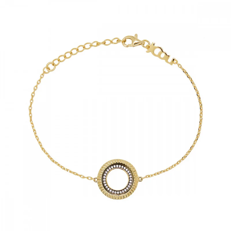 Φωτογραφία προϊόντος: Jcou Watches JCou Queen's Bracelet, Ασημένιο 925° Βραχιόλι, Επιχρυσωμένο, JW903G2-01