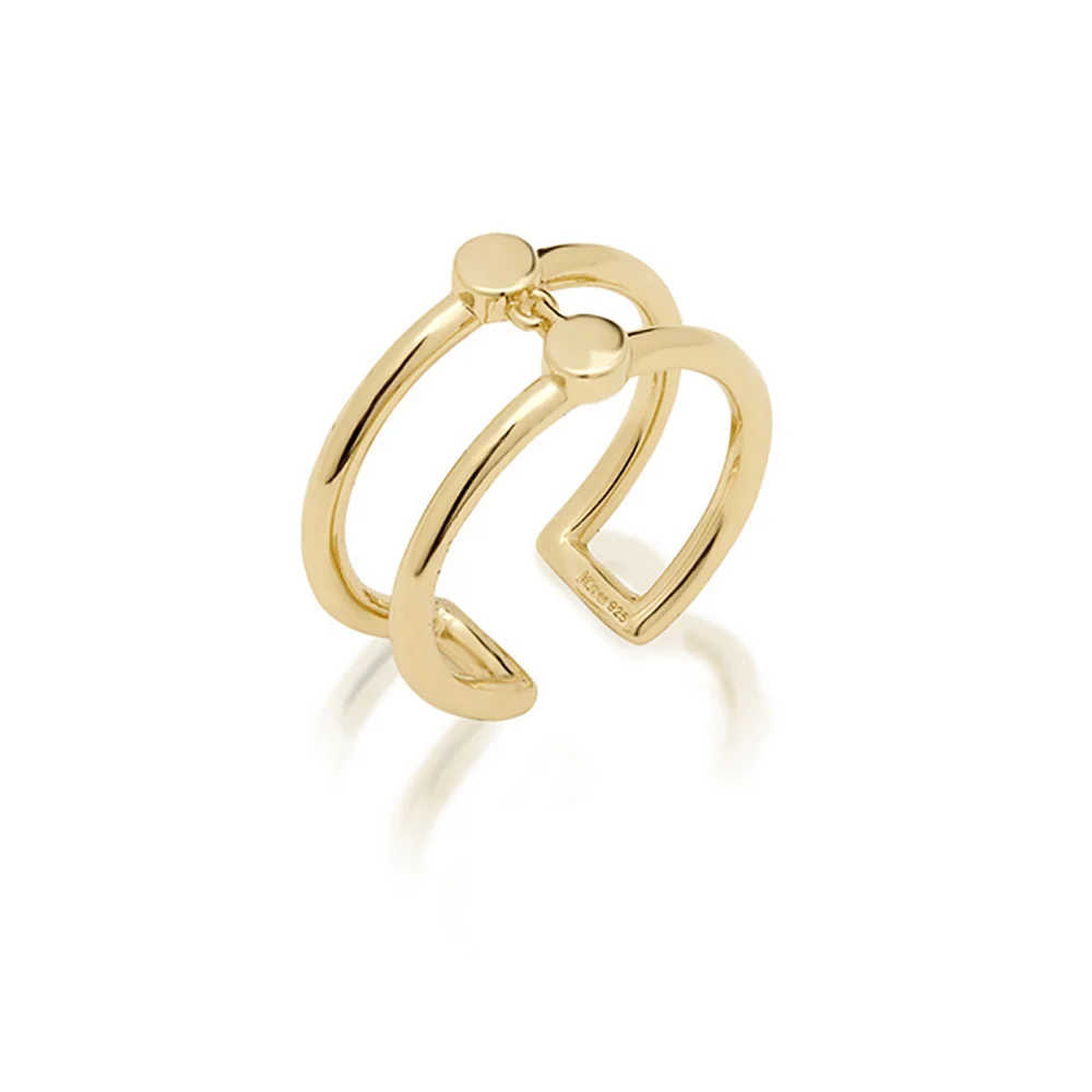Φωτογραφία προϊόντος: Jcou Watches JCou Coins Ring, Ασημένιο 925° Επιχρυσωμένο Δαχτυλίδι, JW905G0-02