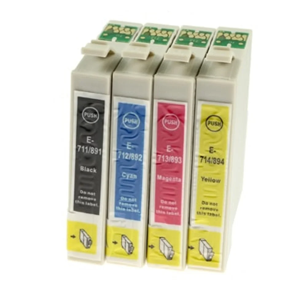 Φωτογραφία προϊόντος: Multipack 4 συμβατών μελανιών (T0891-T0894) για Epson (C13T08954010) (T0895)