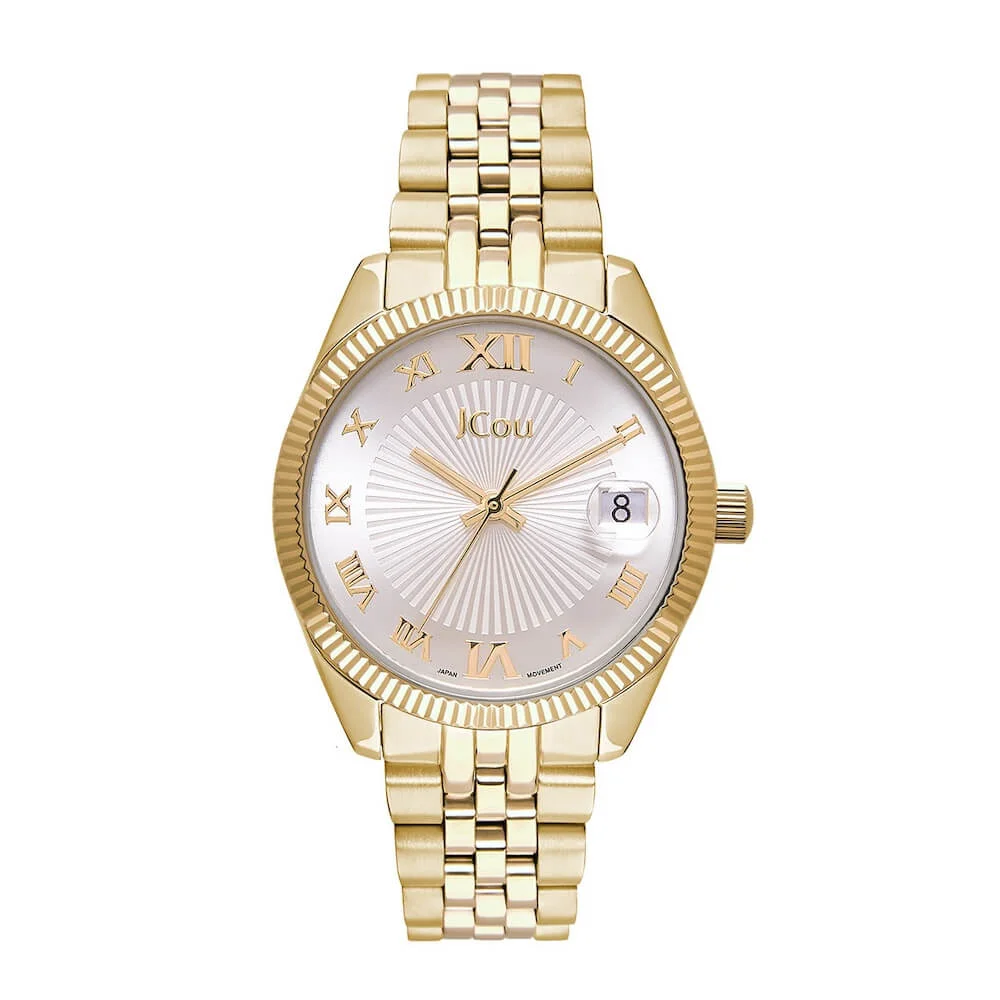 Φωτογραφία προϊόντος: Jcou Watches JCou Queen's Mini, Women's Watch, Gold Stainless Steel Bracelet JU17031-9