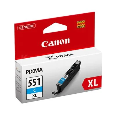 Φωτογραφία προϊόντος: Γνήσιο μελάνι Canon CLI-551 C XL (6444B001) (Cyan)