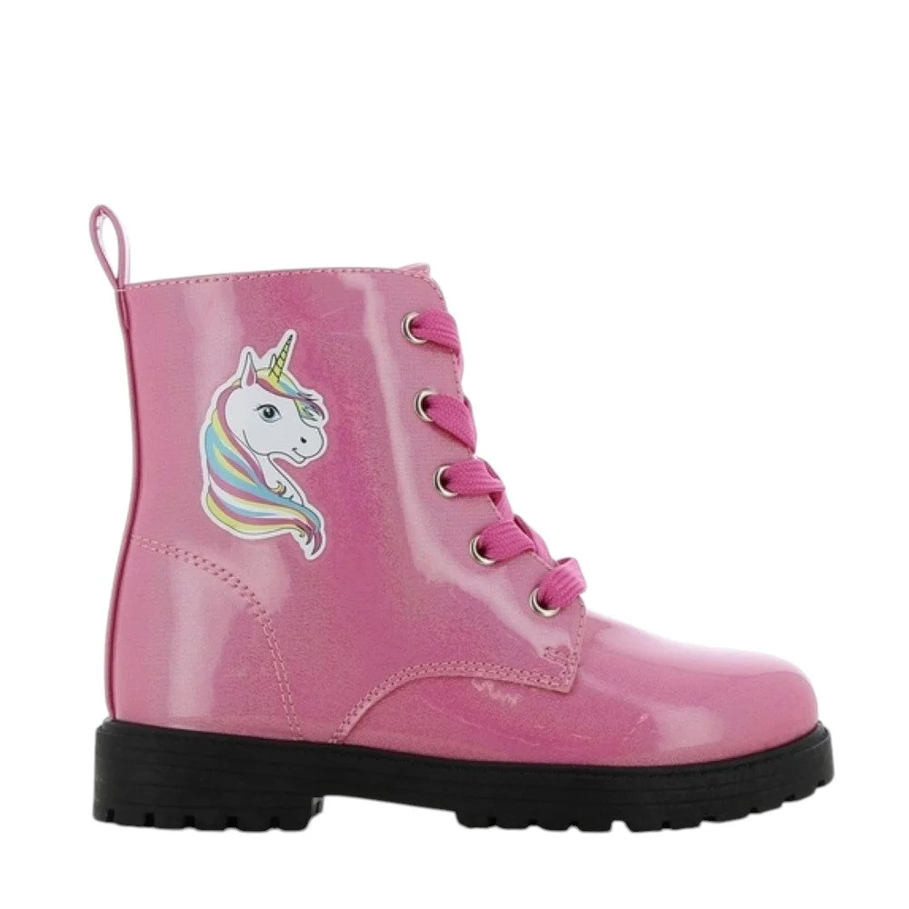 Φωτογραφία προϊόντος: UNICORN MAGIC Μποτάκι Martens 24-32 - ΡΟΖ/ΦΟΥΞΙΑ