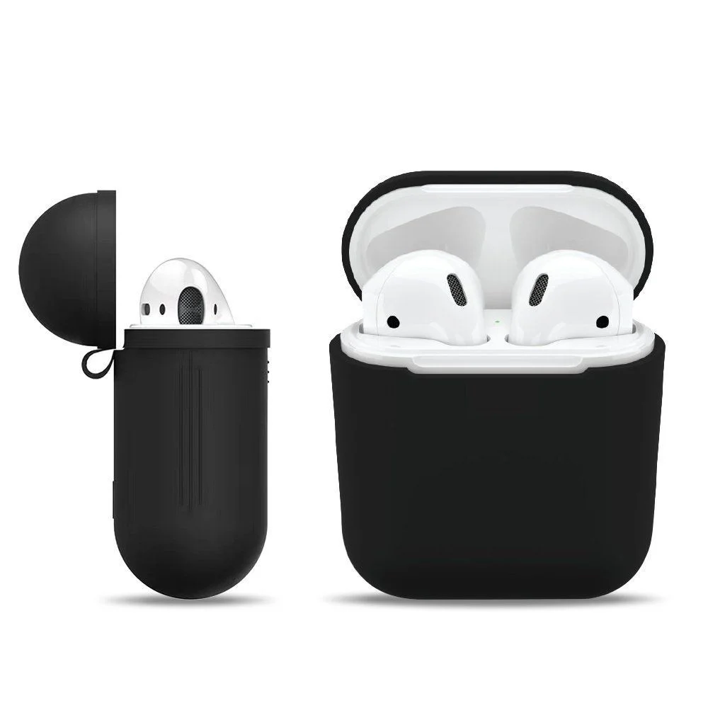 Φωτογραφία προϊόντος: Baseus Anti-dust Wireless Charger Silicone Protective Case Μαύρο WIAPPOD-01