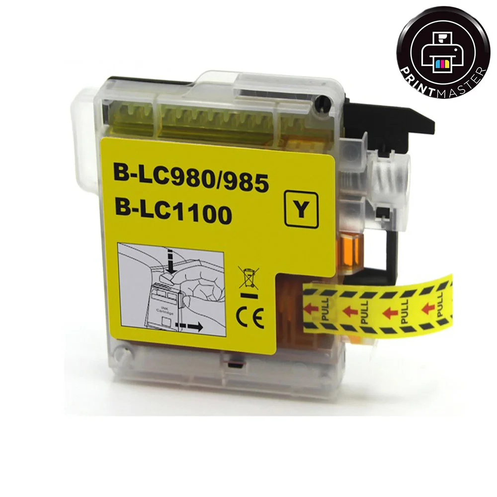 Φωτογραφία προϊόντος: Συμβατό μελάνι Brother LC-1100XL LC-980XL Yellow