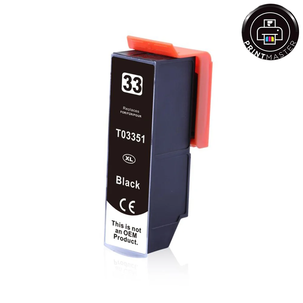 Φωτογραφία προϊόντος: Συμβατό μελάνι Epson (T3351) 33XL (C13T33514010) (Black)