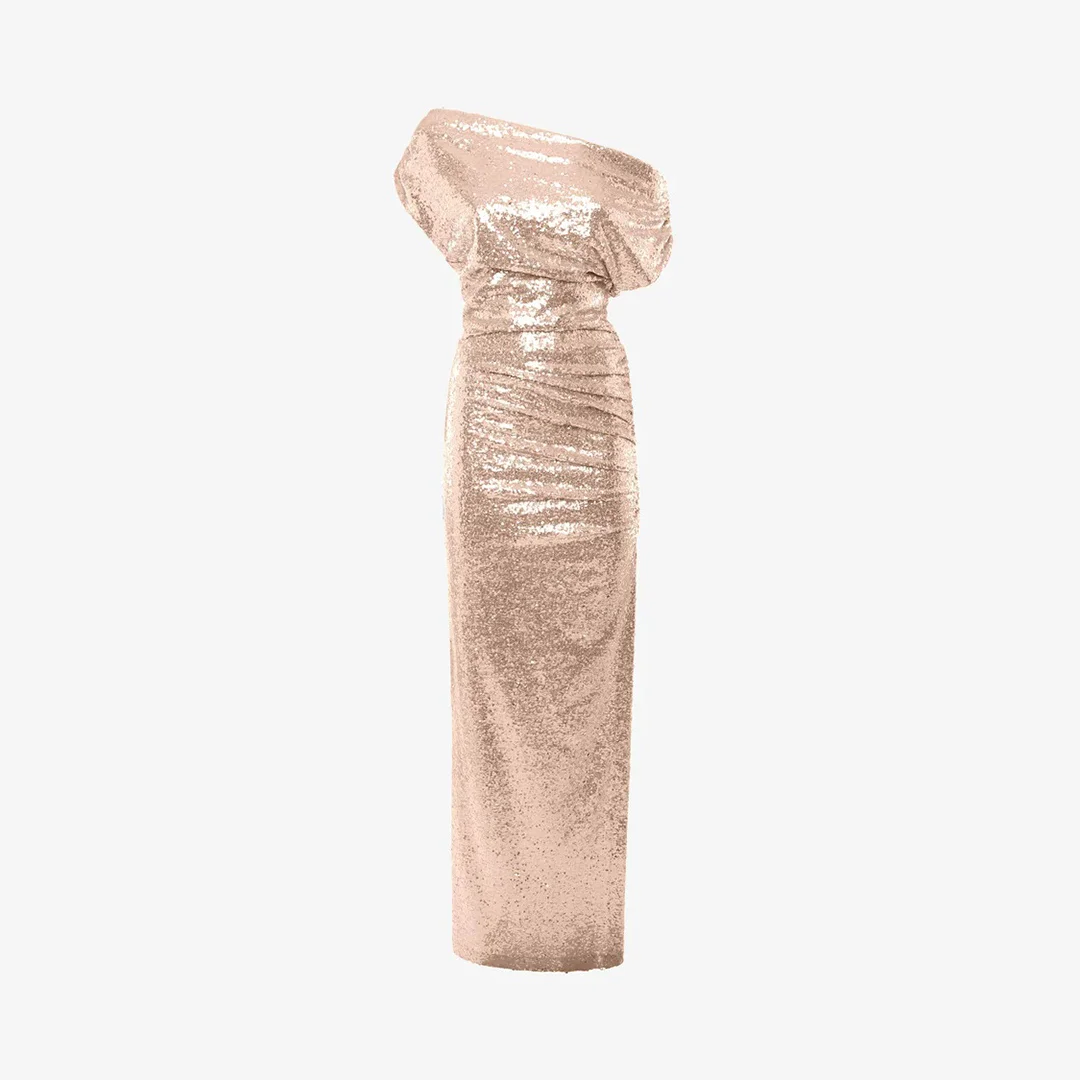 Φωτογραφία προϊόντος: Shiki Sequins Maxi Dress ALIMI Nude