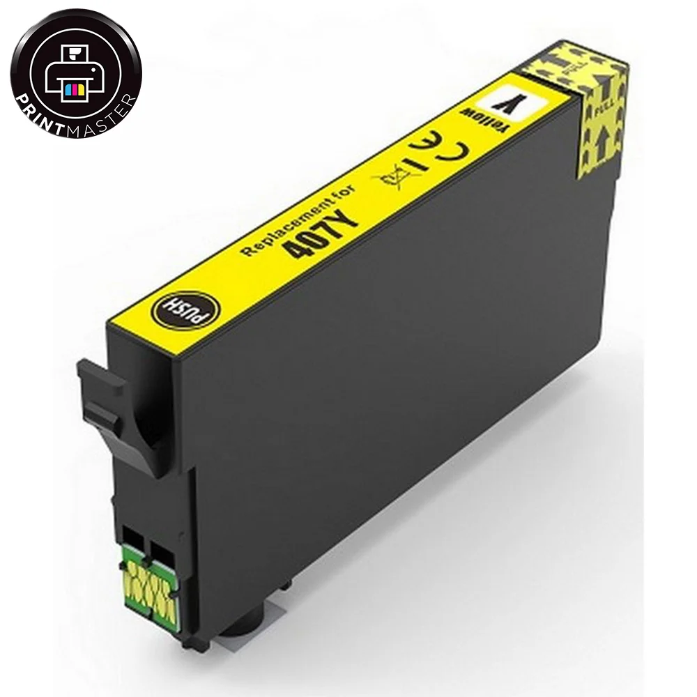 Φωτογραφία προϊόντος: Συμβατό μελάνι Epson Yellow 407XL (C13T07U440)